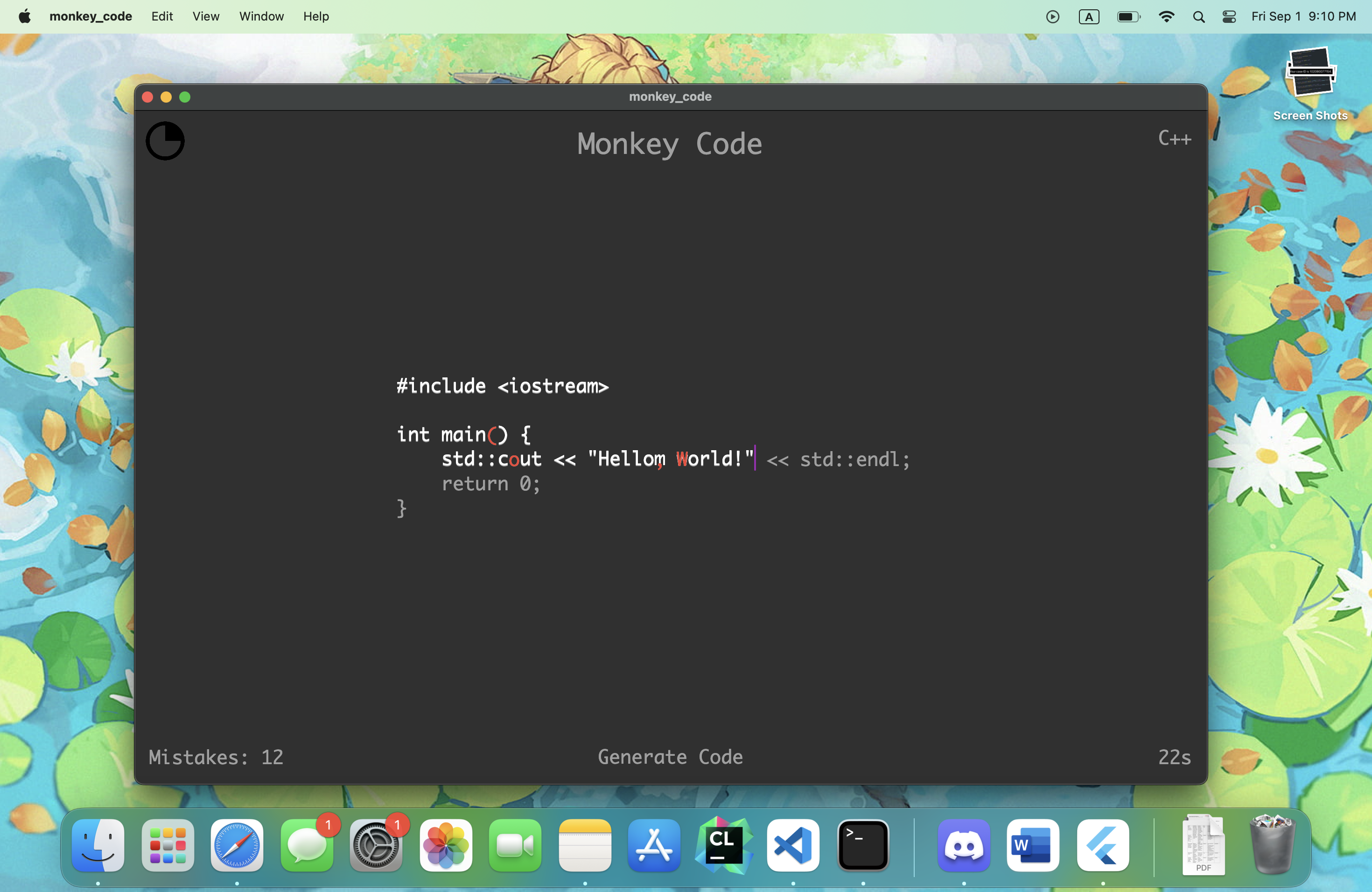 Monkey Code